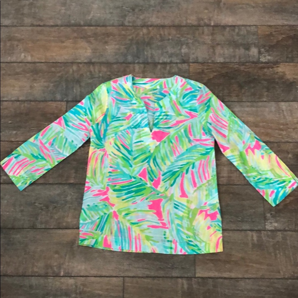 NWT Lilly Pulitzer Amelia Tunic in Tropical Storm